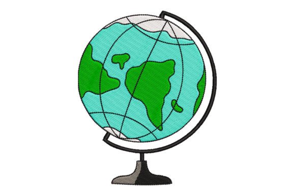 Earth Globe Embroidery: A Designer's Craft Fair Review