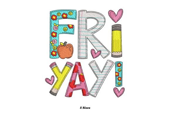 Fri-Yay Funny Happy Friday Teacher Design Review