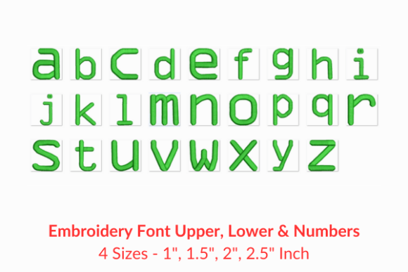 Microscan Fonts Embroidery Design Review for Gifts