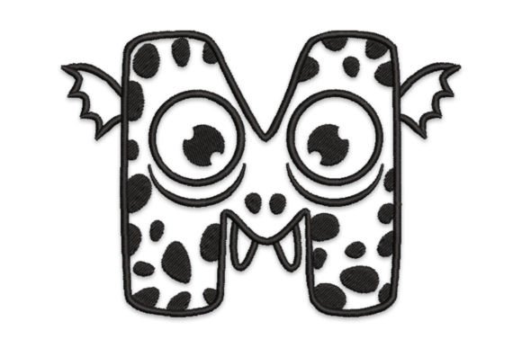 Monster Alphabet Letter M Review for Boutique Apparel