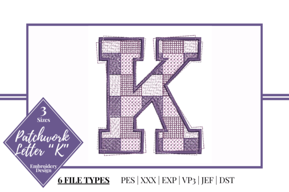 Patchwork Letter K: A Designer's Review for Brand Merch