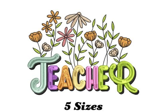 Retro Floral Teacher: A Designer's Review for Small Business Merch