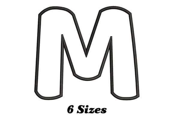 Review: Alphabet Letter M Outline for Boutique Apparel