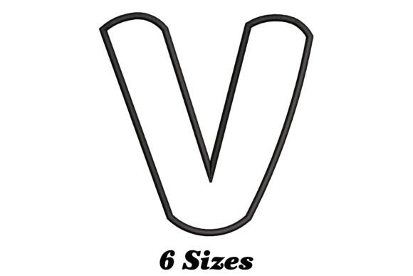 Review: Alphabet Letter V Outline for Craft Fairs