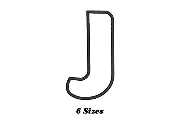 Reviewing Alphabet Letter J Outline for Boutique Sweatshirts