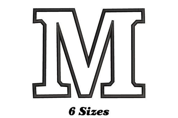 Reviewing Letter M Outline for Personalized Gifts