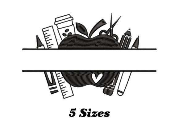 Teacher Split Name Frame: A Charming Embroidery Review